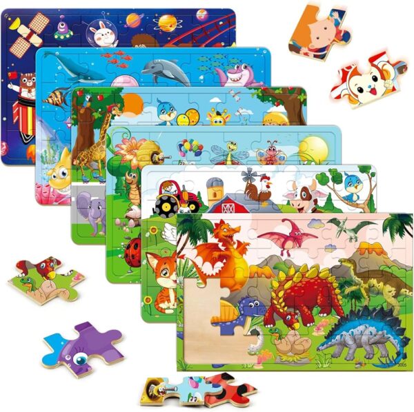 Educational Puzzle Set – 100 Pieces for Kids