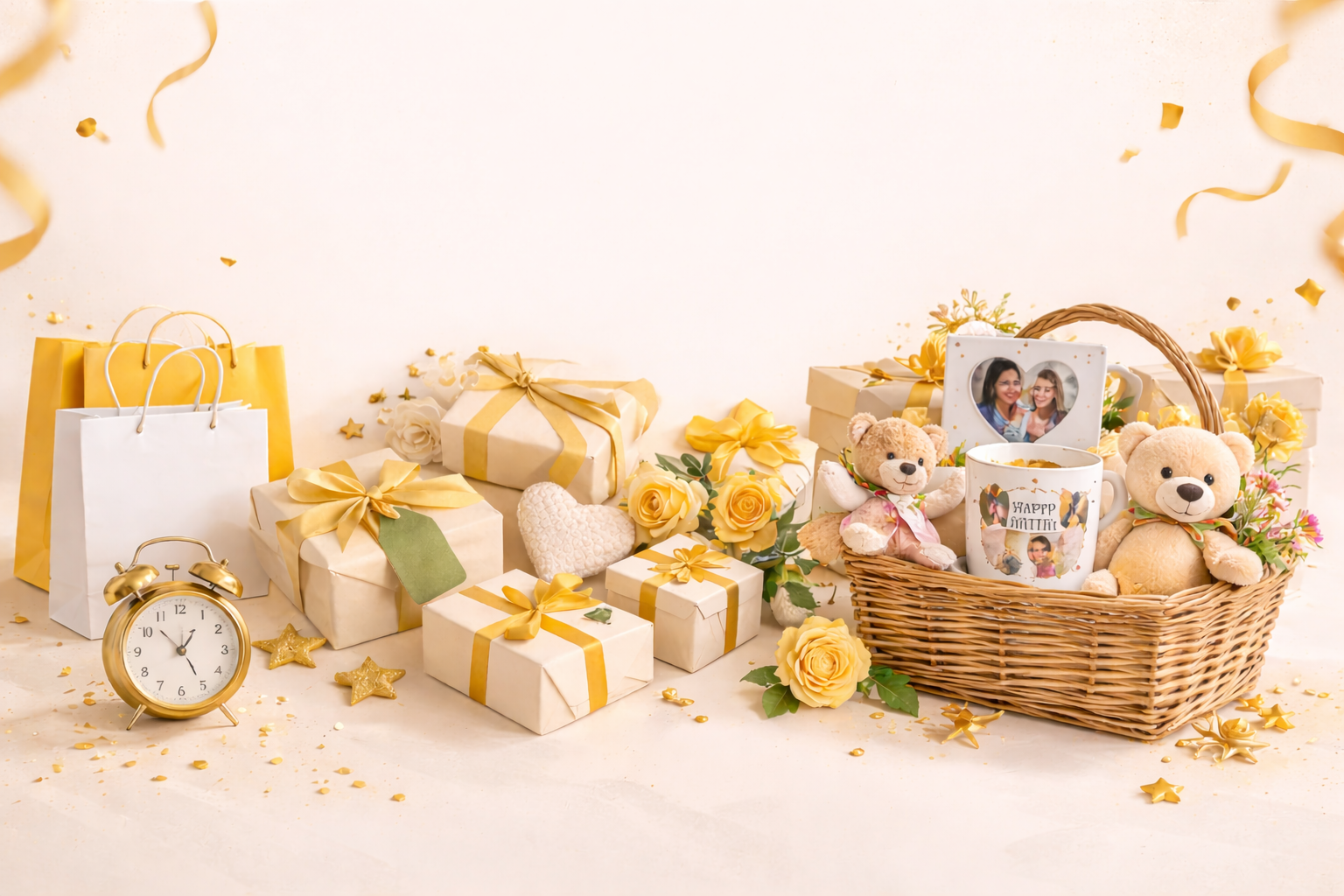 Classic Leather Strap Watch – Brown