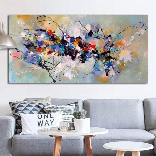 Abstract Canvas Wall Art – Modern Living Room Decor