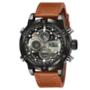 Classic Leather Strap Watch – Brown